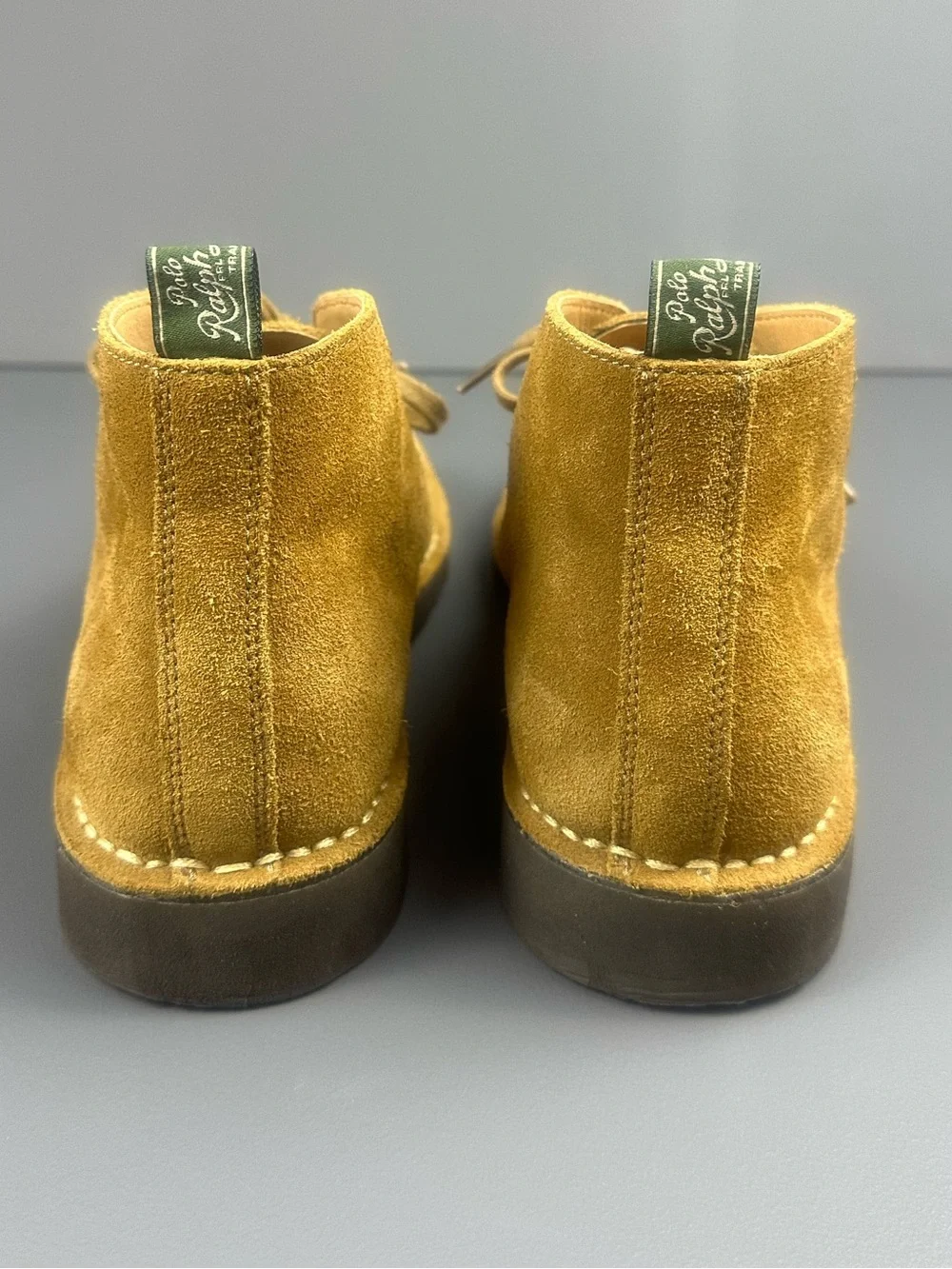 Polo Ralph Lauren Talan Chukka Boots Mens 8.5D Desert Tan Suede Desert Boots